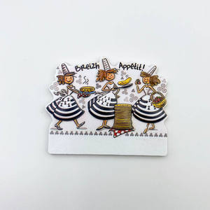 Vente flash - Aimant de réfrigérateur personnalisable en résine 3D sur le thème de la <span class=keywords><strong>Bretagne</strong></span>, France - Souvenir de voyage pour la décoration de la maison - Product Image 4