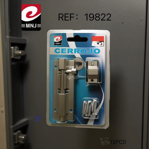 Cerraduras de Seguridad con Llave de 3 Pulgadas, Galvanizadas, con Perno de Bloqueo - Product Image 3