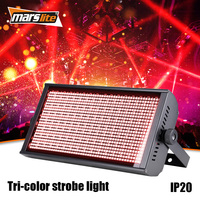 Marslite 112 segments RGB pleine couleur LED Strobe Lumière de scène Pro DJ Club Party Effet clignotant Lumière de scène