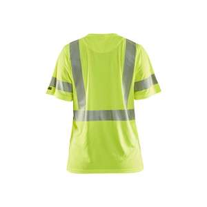 BLAKLADER - 333610133300XL Women's <b>Hi</b>-<b>Vis</b> <b>T</b>-<b>shirt</b> Yellow - EAN 7330509539637 <b>HI</b>-<b>VIS</b> WORKWEAR - Product Image 2