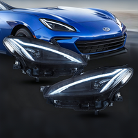 Ensemble de phares LED modifiés pour voiture, design de clignotant à défilement, phare avant pour Toyota GR86 Subaru BRZ 2021 et plus
