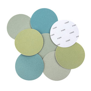 Disco Abrasivo in Spugna al Carburo di Silicio con <span class=keywords><strong>Struttura</strong></span> <span class=keywords><strong>Piramidale</strong></span> 150mm 6 Pollici con Velcro per Levigatura a Umido e Lucidatura Carrozzeria Auto - Product Image 3