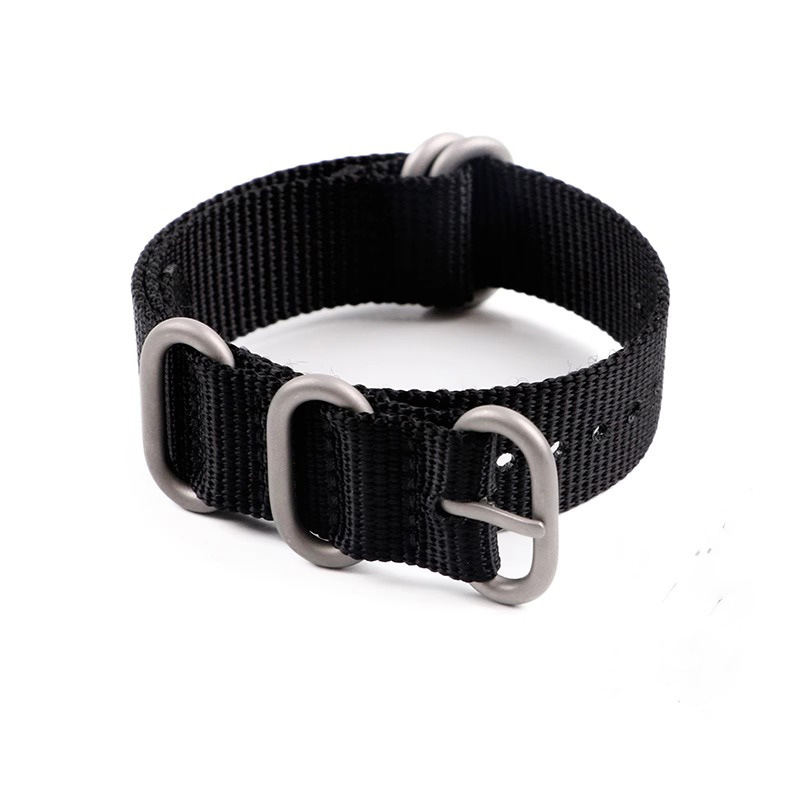 black band silver buckle