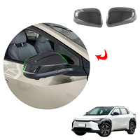 Protection de rétroviseur latéral extérieur de voiture ABS, cadre de protection, accessoires de carrosserie pour TOYOTA BZ4X 2022