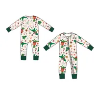 Türük Yiyuan giyim bebek noel pijama yenidoğan uyuyan giyim butik kapak eller ayak fermuarlar tulumlar bebekler için