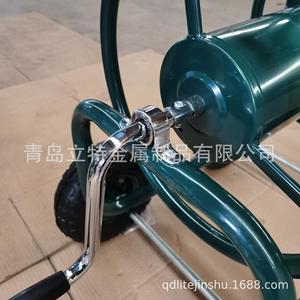 Enrouleur de tuyau d'arrosage Qingdao Litet Metal, 4 roues, métal, autoportant, pour arrosage extérieur - Product Image 2