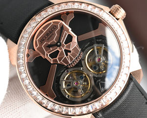 Reloj Mecánico Automático Complejo de Diseño Moderno con Proceso de Fabricación Avanzado, Diseño de Calavera Hueca para Hombre - Product Image 6