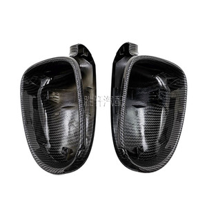 Coque de rétroviseur en fibre de carbone pour Volkswagen Sagitar Golf 5 Lingyu Lavida, ensemble complet avec installation par ruban adhésif 3M - Product Image 4