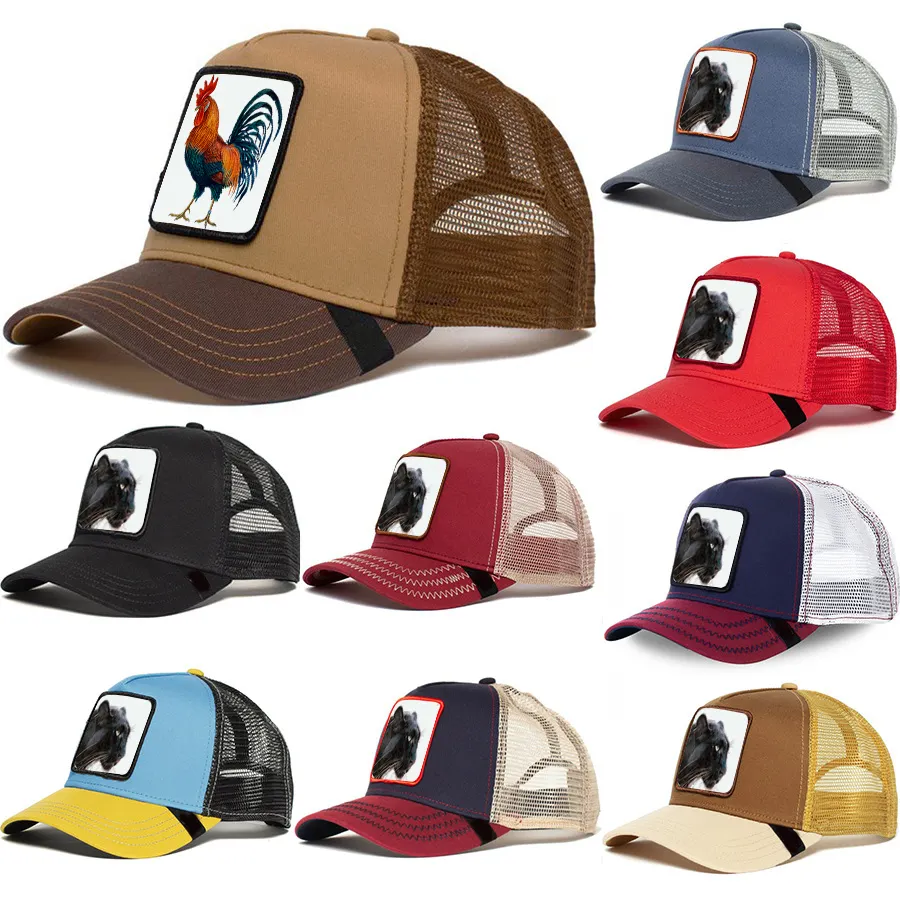 Commercio all'ingrosso di alta qualità 5 pannelli 3d sbuffo ricamo Patch Logo maglia berretto per camion in cotone due Tone Gorras cappelli da camionista