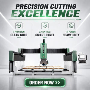 เครื่องตัดหิน CNC แบบ 5 แกน รุ่นใหม่ Jinzuan สำหรับตัดหินรูปทรงไม่ปกติ หินอ่อน หินเผา หินแกร<span class=keywords><strong>นิ</strong></span>ต สำหรับงานครั<span class=keywords><strong>ว</strong></span> ด้<span class=keywords><strong>ว</strong></span>ยระบบล<span class=keywords><strong>ว</strong></span>ดตัด - Product Image 1