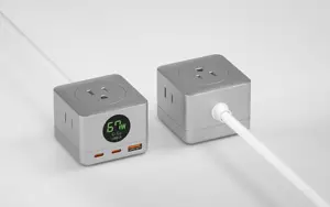 Para Macbook Iphone Laptop fuente de alimentación 3Ac extensión inteligente enchufes eléctricos tipo C Gan adaptador de cargador rápido tira de alimentación