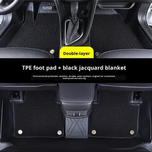 Alfombrillas Interiores para Coche <span class=keywords><strong>de</strong></span> TPE Impermeables e Inodoras, Cobertura Total Específica <span class=keywords><strong>de</strong></span> Fábrica, Sin Logotipo Impreso, Estándar - Product Image 3