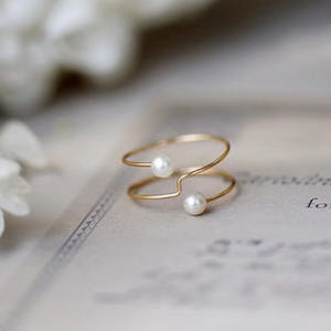 Support vide pour perles en argent S925, édition double perle, pour perles de 6-8 mm, référence 10062, pour bijoux en argent et accessoires de perles DIY - Product Image 1