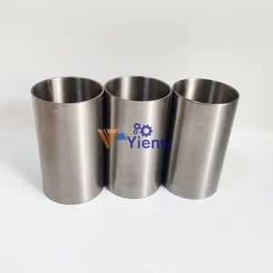 3LB1 Cylinder Liner 3 pcs For Isuzu Fit Hitachi Excavator Diesel Engine Parts