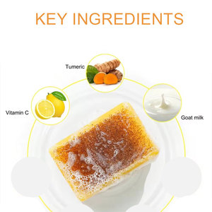 Nouveau <span class=keywords><strong>Savon</strong></span> au <span class=keywords><strong>Citron</strong></span>, Curcuma et Acide Kojique pour Éclaircir la Peau - Product Image 6