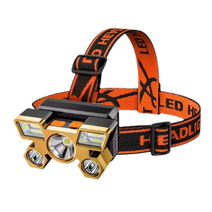 Linterna LED de 5 Leds Recargable con Batería Integrada 18650, Luz Potente para Camping, Aventura, Pesca, Linterna Frontal - Product Image 6