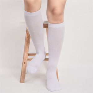 Bambu varis çorabı koşu bisiklet seyahat için mezun destek düz renk siyah beyaz lacivert bambu varis çorabı - Product Image 6