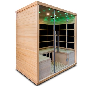 Sauna a Infrarossi per Interni a Basso EMF per 4 Persone con Illuminazione Stellare, Popolare per Uso Domestico - Product Image 3