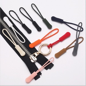 Lanke Logo Goedkope Kleurrijke Zip Accessoires Trekt Slider Koord Koord Rubber Touw Rits Trekker Voor Tas Tas Tent Kleding - Product Image 3