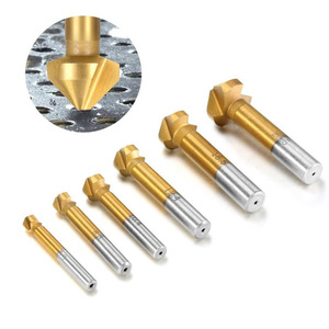 <b>Chamfering</b> <b>Tool</b> Set 6.3 To 20.5mm High Accuracy For Woodworking Milling Cutter Countersink Hole Opener Lathe Use - Product Image 3