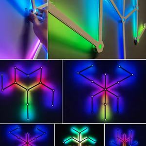 Luz de Pared Inteligente RGB con Sincronización Musical, Decoración para el Hogar, Control Remoto por Aplicación, Luces para Juegos y Fiestas - Product Image 6