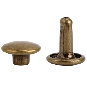 Rivets à capuchon métallique double face Clous à clous en forme <span class=keywords><strong>de</strong></span> cœur en diamant Boutons à pression Rivets plats Outil <span class=keywords><strong>de</strong></span> bricolage Sac en cuir Décoration <span class=keywords><strong>de</strong></span> vêtements - Product Image 3