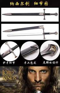 Espada Narsil del <span class=keywords><strong>Señor</strong></span> <span class=keywords><strong>de</strong></span> <span class=keywords><strong>los</strong></span> <span class=keywords><strong>Anillos</strong></span> para Colección <span class=keywords><strong>de</strong></span> Cosplay 955096 - Product Image 4