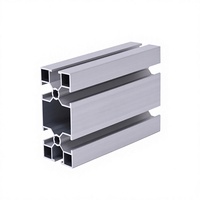 Profilé d'extrusion en aluminium à fente en T industriel 4080 6063-T5, robuste, pour encadrement modulaire, automatisation de machines CNC et applications résidentielles