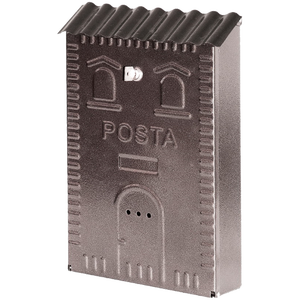 'RUSTIC' BUZÓN CASA CON AZULEJOS mm 270x100x400H-Cobre - Product Image 1