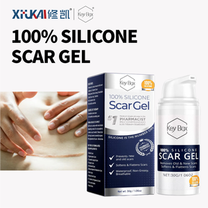 Gel <span class=keywords><strong>de</strong></span> <span class=keywords><strong>silicona</strong></span> para cicatrices Key Box <span class=keywords><strong>de</strong></span> 30g para adultos y niños, seguro, no tóxico, inodoro, impermeable, suaviza y aplanaréa todo tipo <span class=keywords><strong>de</strong></span> cicatrices, OEM - Product Image 1