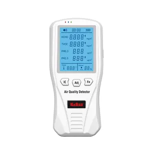 Handheld Precieze Luchtkwaliteitstester Pm2.5/Pm0.3 Hcho Toc Temperatuur En Vochtigheid Tester Thuis Auto Kantoor Luchtkwaliteit Detectie