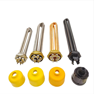 12V 24V 48V 1500W thép không gỉ hình ống ngâm cuộn dây điện kháng nước yếu tố làm nóng - Product Image 2