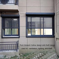 Portes à enroulement électriques en aluminium durables et sécurisées pour les maisons