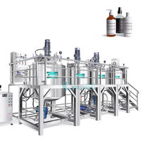 Machine de fabrication de crème cosmétique et de sauce, mélangeur émulsifiant sous vide pour détergent liquide et pommade, avec moteur et roulement à engrenages
