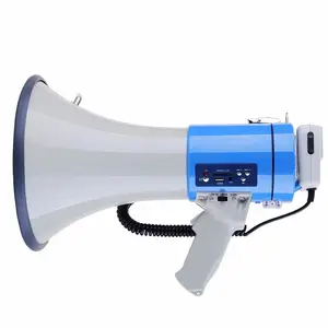 Haut-parleur Portable 50W, alarme à sirène portative haute puissance, mégaphone