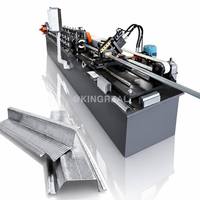 Machine de profilage de canaux de fixation résilients 120 m/min 7/8" 1-1/2" pour profilés de plafond et de mur, ligne complète