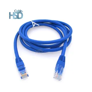 สายแพทช์ Cat6 Utp 30ซม. 1ม. 3ม. 5ม. 26awg ทองแดงบริสุทธิ์ Cca Rj45 Cat 5e Cat 6สายแพทช์