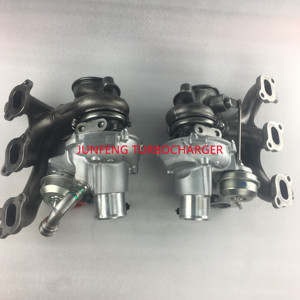 Turbocompresor doble para motor MA1T14, para <span class=keywords><strong>Maserati</strong></span> Q4 <span class=keywords><strong>V6</strong></span> 302370 t M157, 302369, 297710, RHF5 300684 3,0 321 - Product Image 3