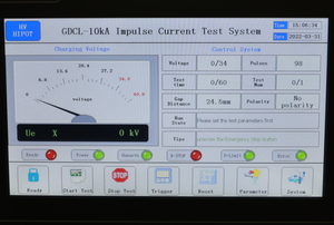 Hv hipot GDCL-10kA tùy biến xung kết hợp sóng cho hệ thống kiểm tra cho arrester - Product Image 4