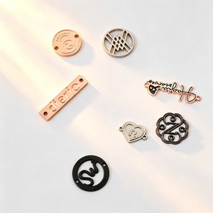 Vintage Custom Metal Brand Emblems Custom Design Sew-on Logo <b>Labels</b> Private <b>Name</b> Metal Tags for Jeans, Bags & Outfits - Product Image 3