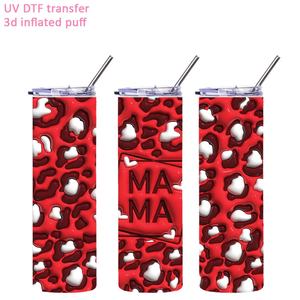 Vinilos Adhesivos 3D <span class=keywords><strong>Hinchables</strong></span> de PET para Vasos, Impresos con UV para DTF, Personalizados de Fábrica, Venta al por Mayor - Product Image 6