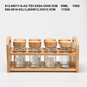 Vente directe usine – Ensemble de pots et boîtes à épices en verre au design moderne pour la cuisine, idéal pour la préparation culinaire ou les réceptions - Product Image 1