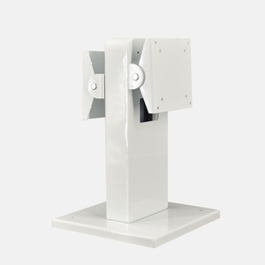 Support d'écran en métal noir et argent 12'' 15'' 17'' 21'' 21,5 pouces, support double moniteur pour ordinateur, VESA 75x75/100x100mm - Product Image 4