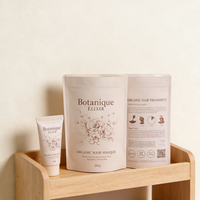Sacs personnalisés durables en plastique Mylar avec fermeture éclair pour masques capillaires – Emballages de haute qualité pour produits capillaires