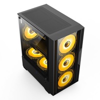 Boîtier PC vide noir ITX boîtier d'ordinateur de jeu PC de jeu personnalisable M-ATX RVB refroidi à l'eau boîtier PC Gamer blanc