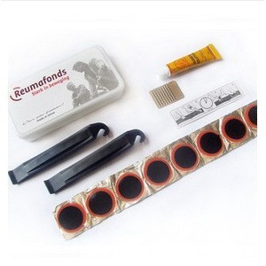 Yueli Bicycle Tire Repair Tool Kit With Patch And Glue For <b>Cycling</b> Bike Maintenance In Plastic Box - Product Image 3