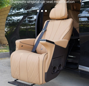 Siège de capitaine de luxe haut de gamme en cuir PU pour Vito W447 Van compatible avec les modèles Toyota Alphard - Product Image 2