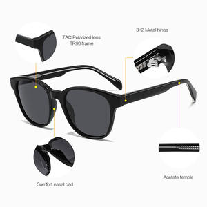 Gafas de Sol Unisex Ovaladas con Marco TR90, Lentes TAC con Protección UV400, Modernas para Conducir, Pescar y Actividades al Aire Libre - Product Image 4