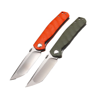 Navaja Plegable EDC 2026 de Fábrica, Hoja D2 con Acabado Stonewashed, Mango G10, Navaja de Bolsillo - Product Image 1