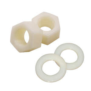 น็อตหกเหลี่ยมไนลอนโบคาสท์ M2 M30 GBT สีขาวพร้อมฉนวน - Product Image 3